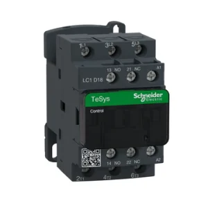 Schneider LC1D18 TeSys D Contactor, 3P (3 NO) AC-3 18 A 220 V AC Coil